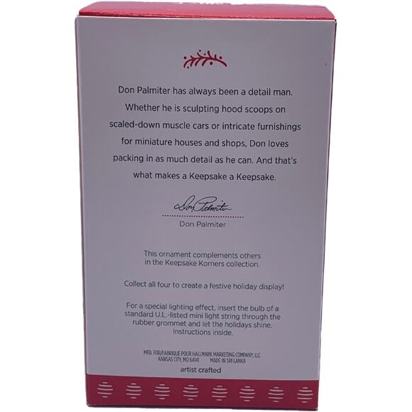 Hallmark Keepsake Korners 2017 Halls Station Christmas Ornament in Box - Picture 2 of 6